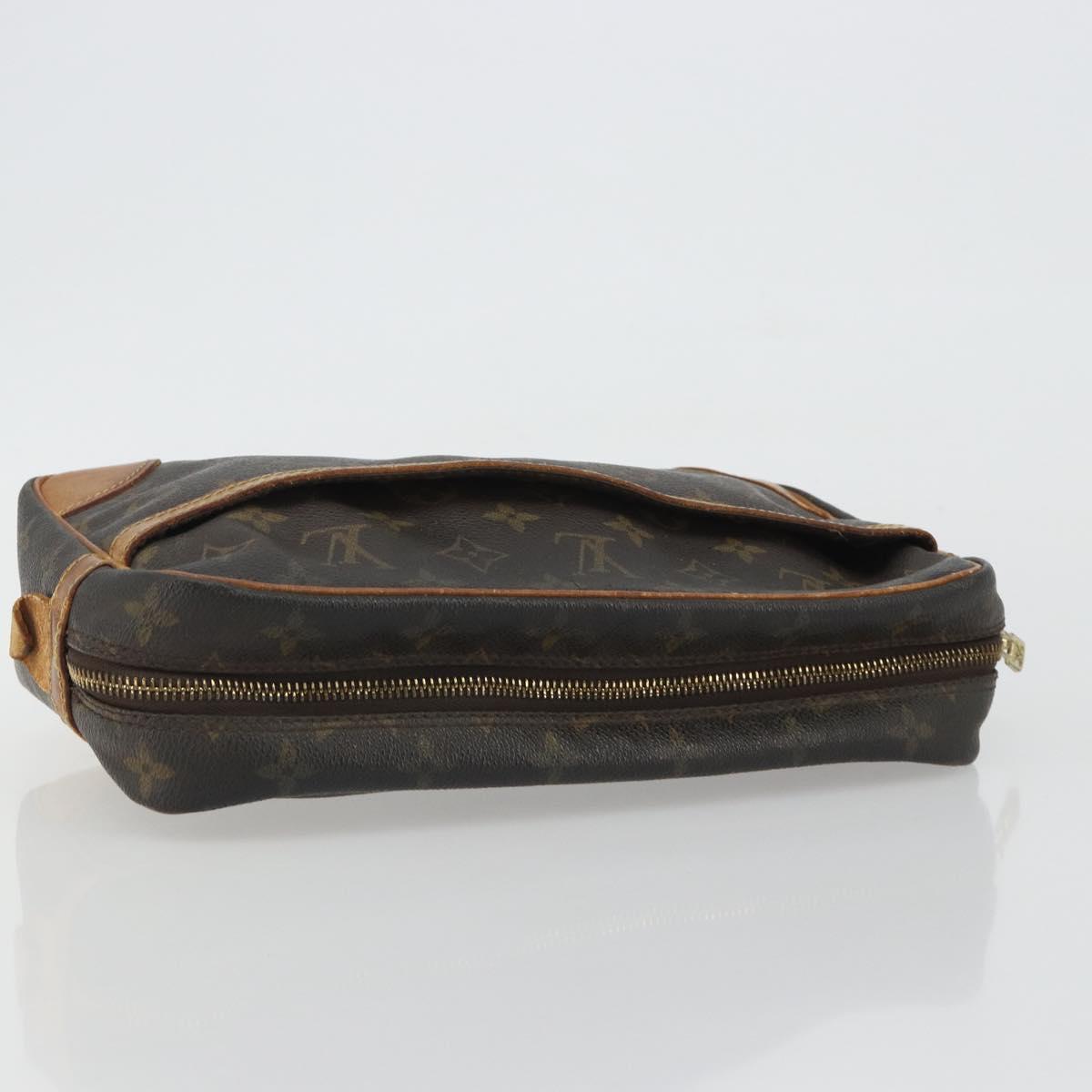 LOUIS VUITTON Monogram Compiegne 28 Clutch Bag M51845 LV Auth BA13913