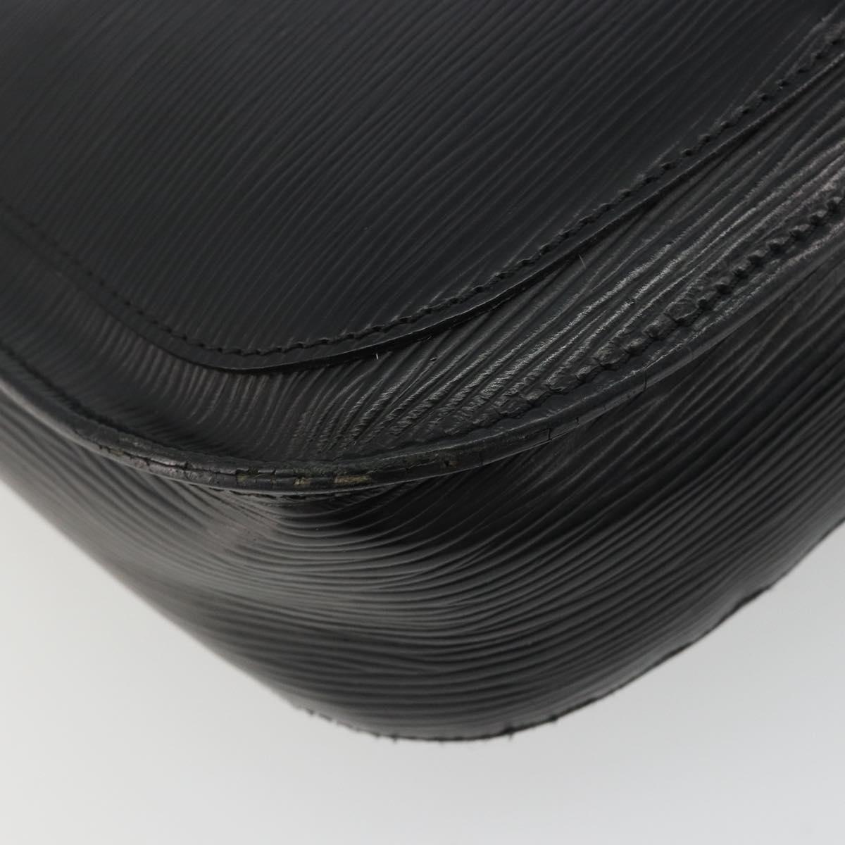 LOUIS VUITTON Epi Saint Cloud GM Shoulder Bag Black M52192 LV Auth BA13914