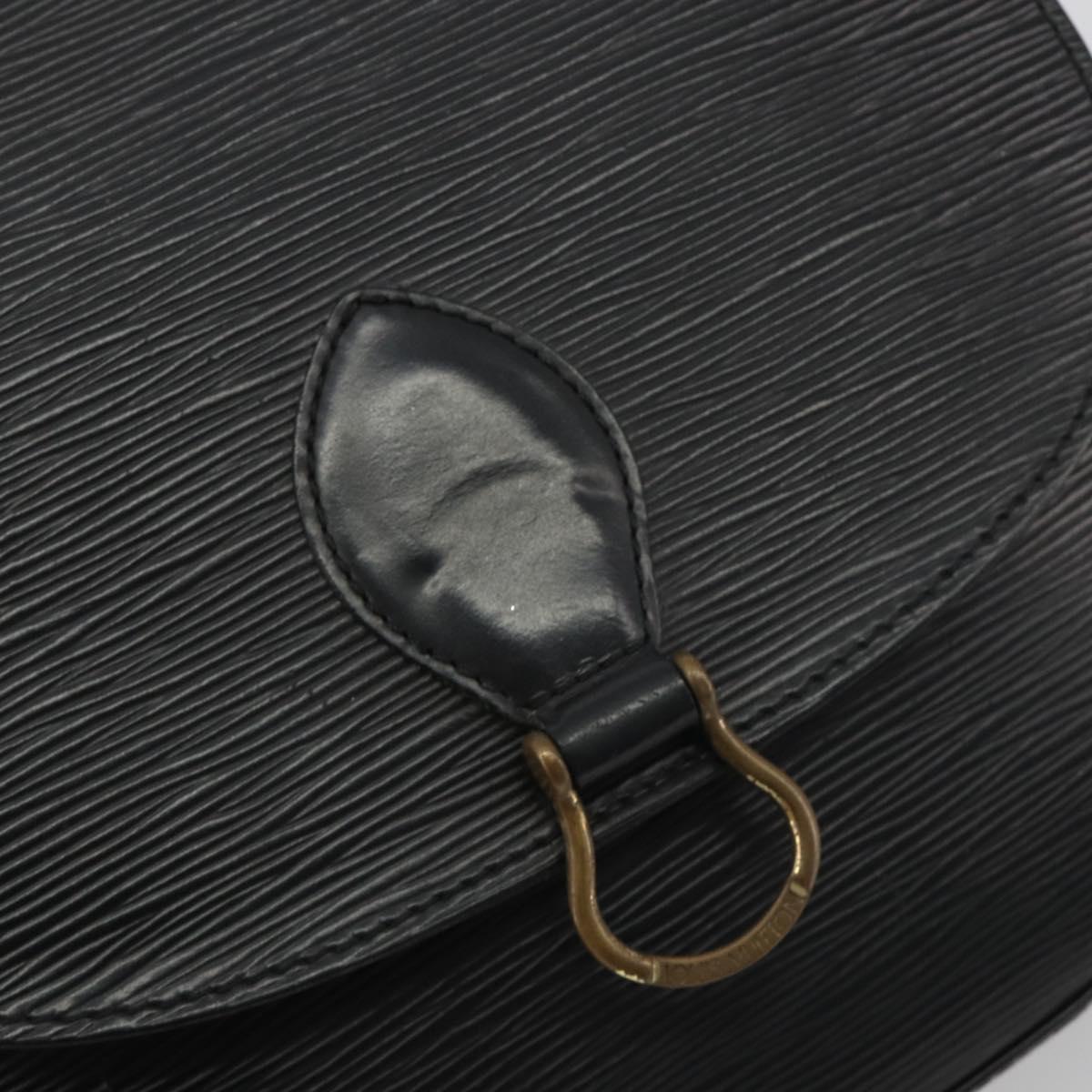 LOUIS VUITTON Epi Saint Cloud GM Shoulder Bag Black M52192 LV Auth BA13914