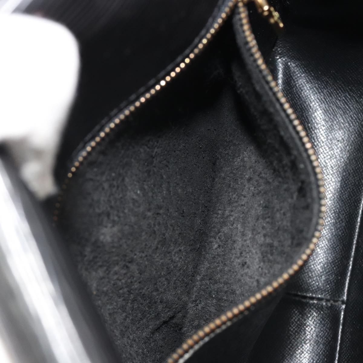 LOUIS VUITTON Epi Saint Cloud GM Shoulder Bag Black M52192 LV Auth BA13914