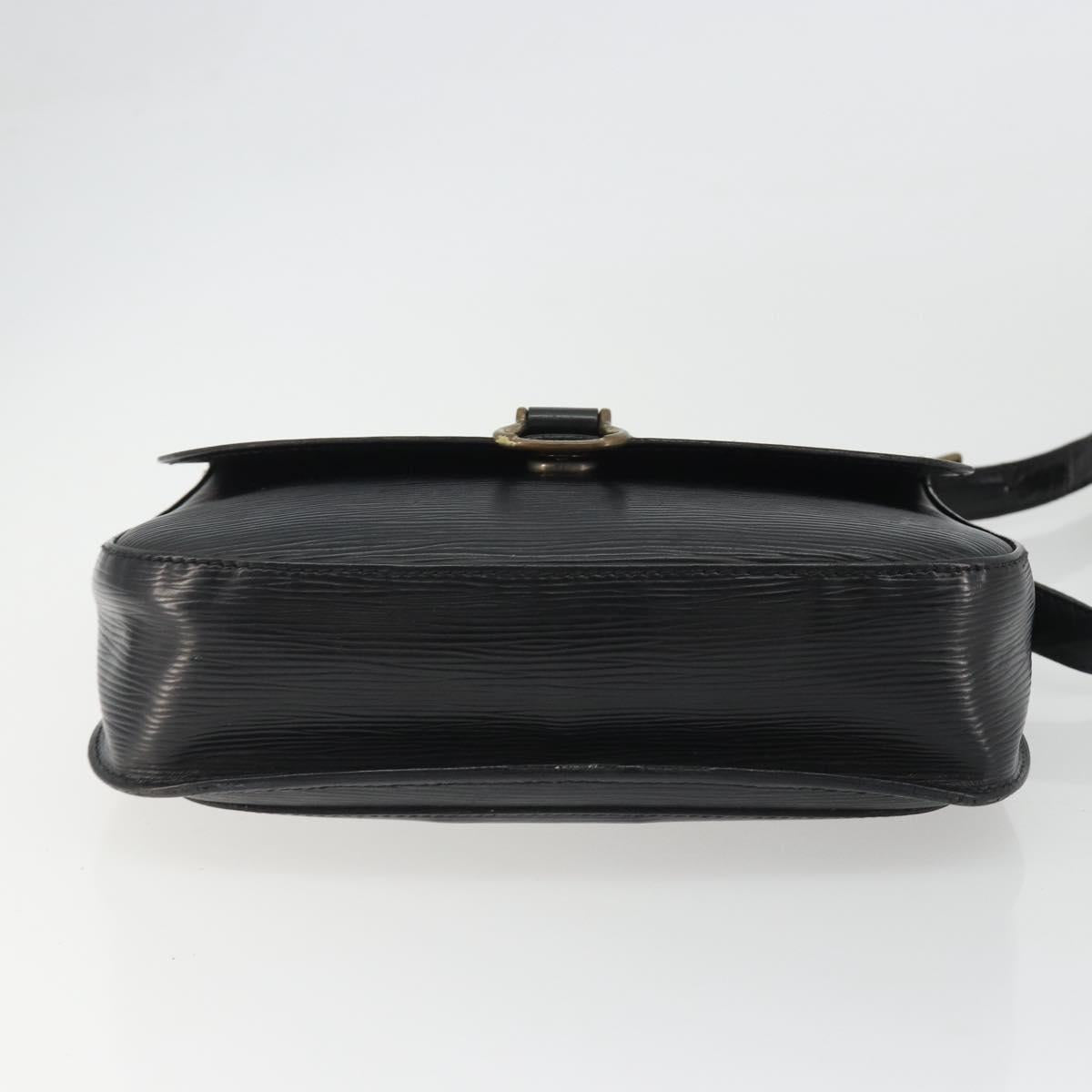 LOUIS VUITTON Epi Saint Cloud GM Shoulder Bag Black M52192 LV Auth BA13914
