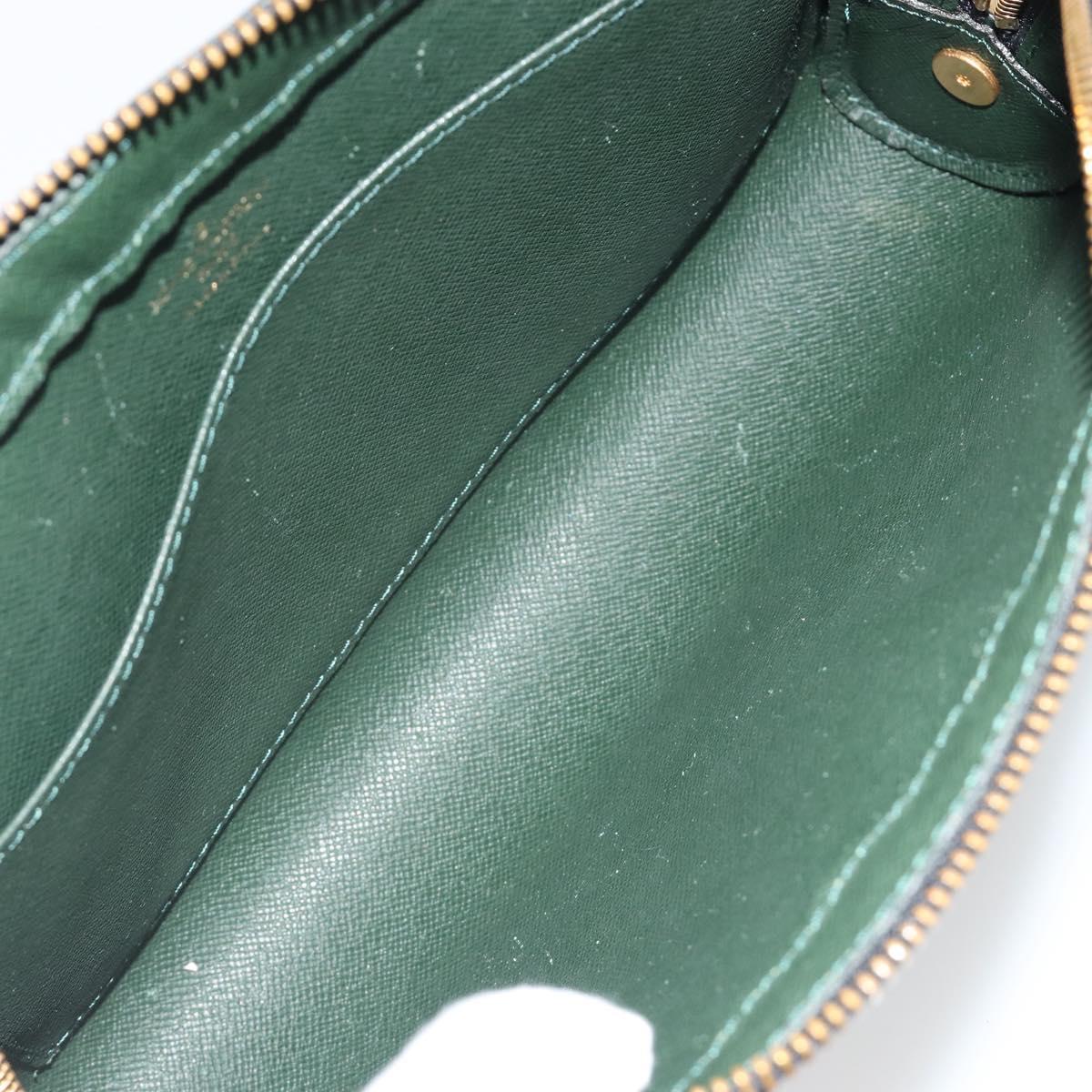 LOUIS VUITTON Taiga Baikal Clutch Bag Epicea M30184 LV Auth BA13916