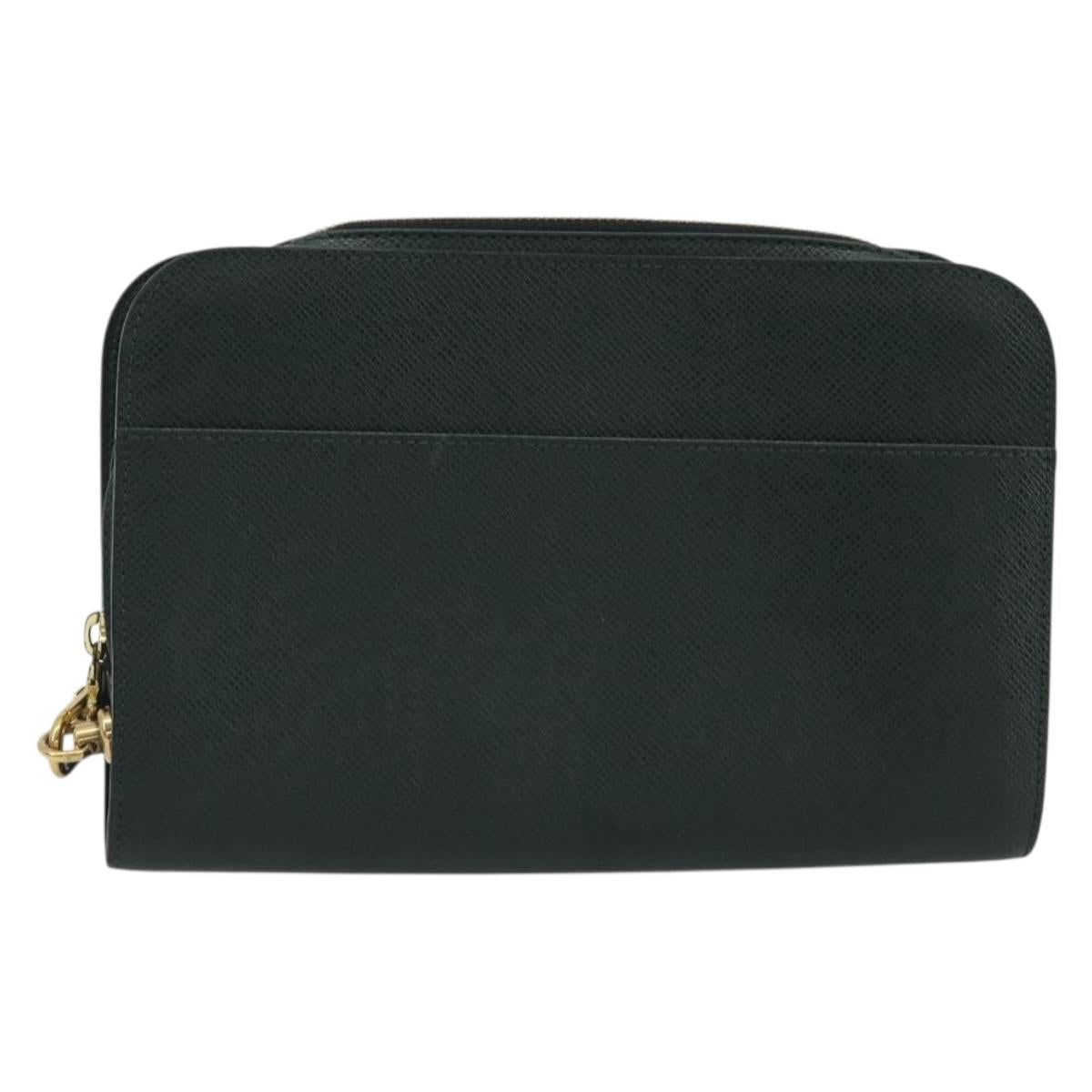 LOUIS VUITTON Taiga Baikal Clutch Bag Epicea M30184 LV Auth BA13916