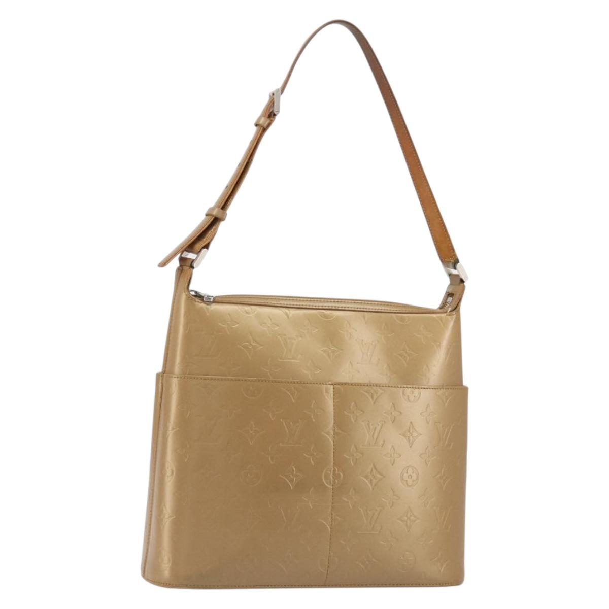 LOUIS VUITTON Monogram Mat Sutter Shoulder Bag Amble M55167 LV Auth BA13917