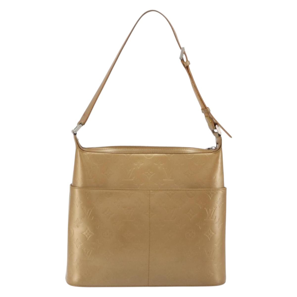 LOUIS VUITTON Monogram Mat Sutter Shoulder Bag Amble M55167 LV Auth BA13917