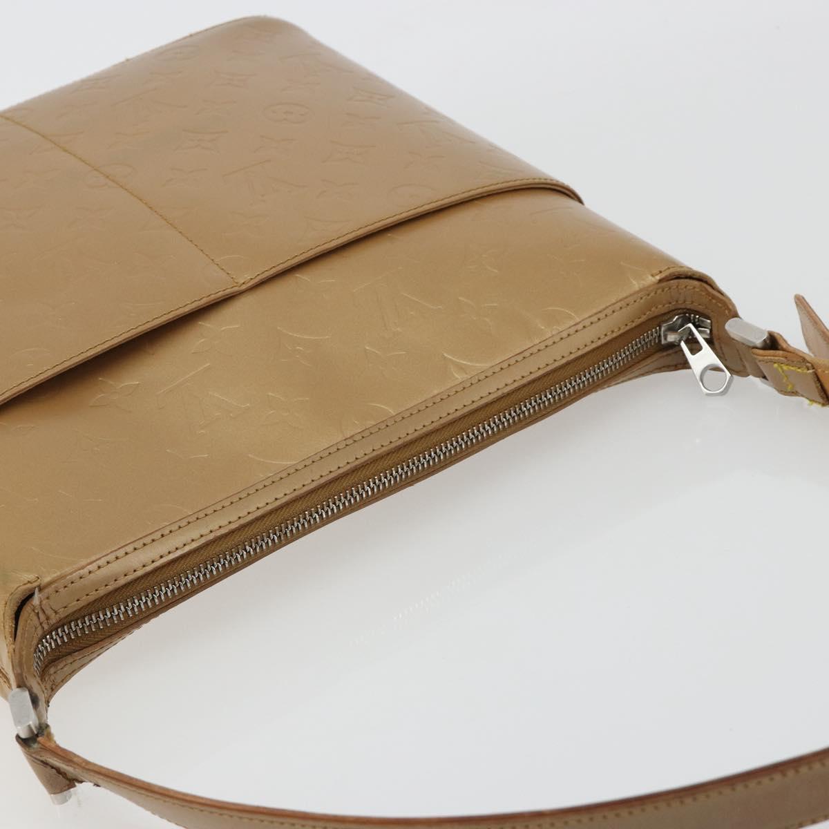 LOUIS VUITTON Monogram Mat Sutter Shoulder Bag Amble M55167 LV Auth BA13917