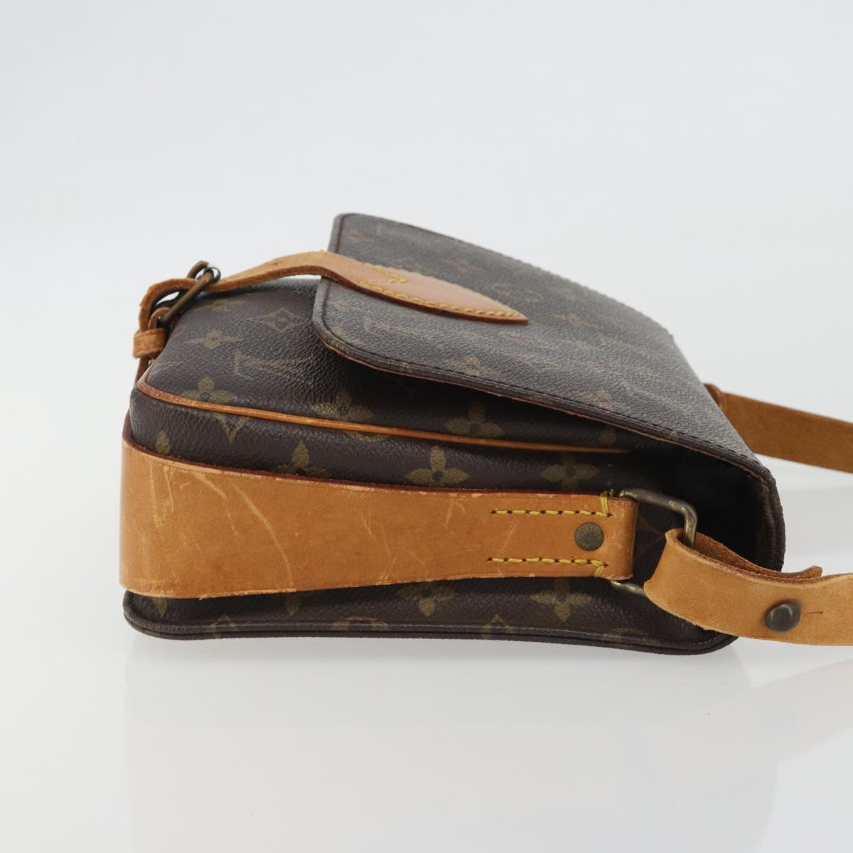 LOUIS VUITTON Monogram Cartouchiere MM Shoulder Bag M51253 LV Auth BA13926