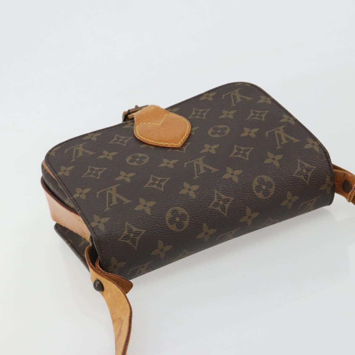 LOUIS VUITTON Monogram Cartouchiere MM Shoulder Bag M51253 LV Auth BA13926