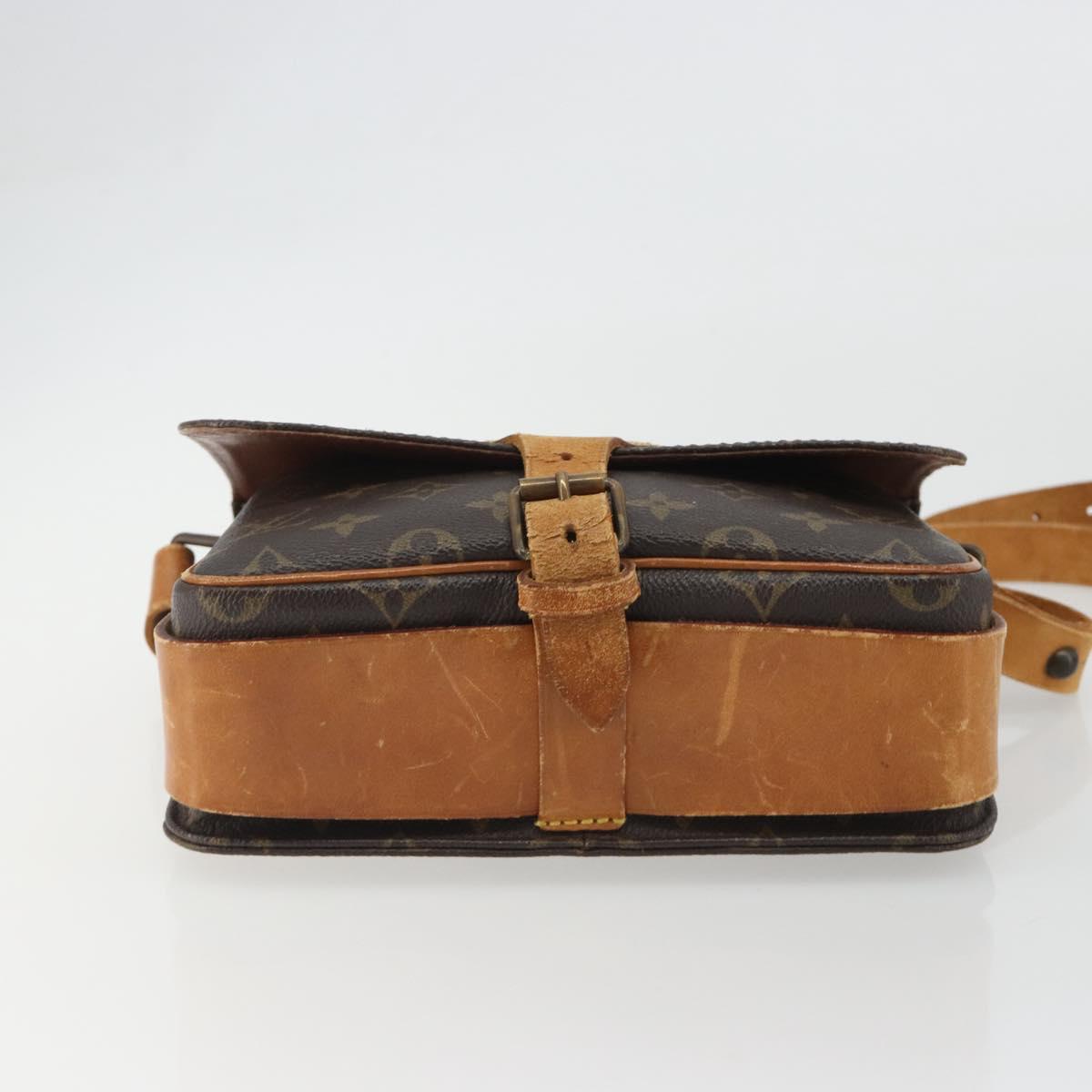 LOUIS VUITTON Monogram Cartouchiere MM Shoulder Bag M51253 LV Auth BA13926
