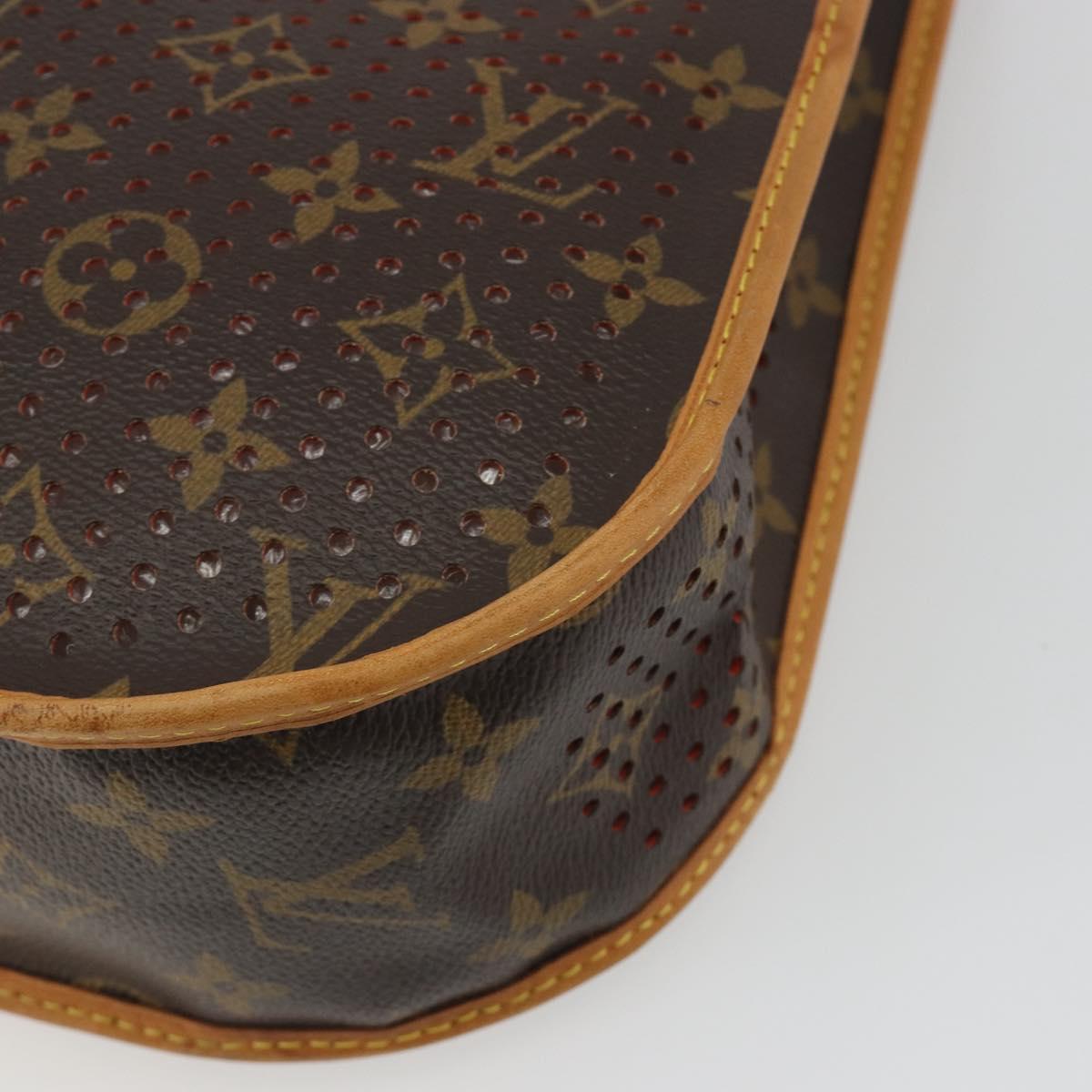 LOUIS VUITTON Monogram Perfo Musette Shoulder Bag M95172 LV Auth BA13930V