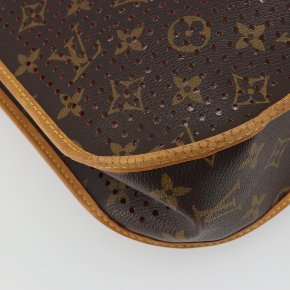 LOUIS VUITTON Monogram Perfo Musette Shoulder Bag M95172 LV Auth BA13930V