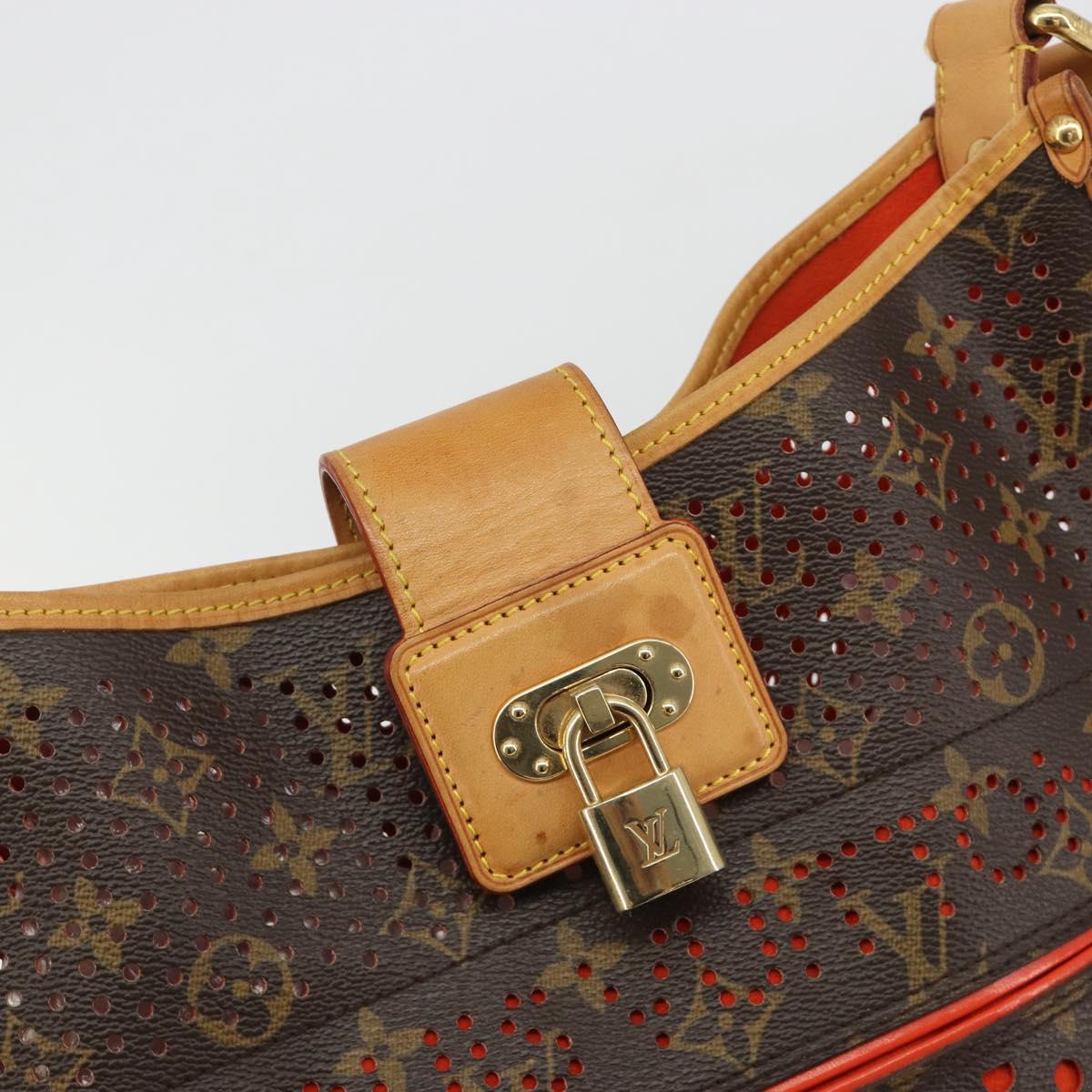 LOUIS VUITTON Monogram Perfo Musette Shoulder Bag M95172 LV Auth BA13930V
