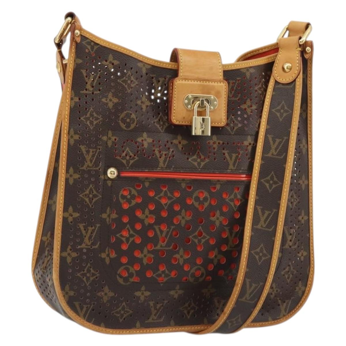 LOUIS VUITTON Monogram Perfo Musette Shoulder Bag M95172 LV Auth BA13930V