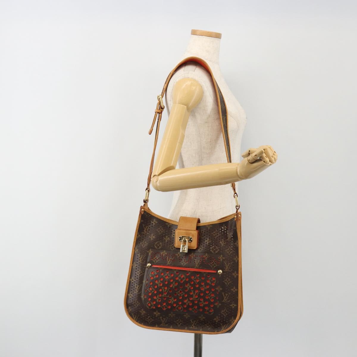 LOUIS VUITTON Monogram Perfo Musette Shoulder Bag M95172 LV Auth BA13930V