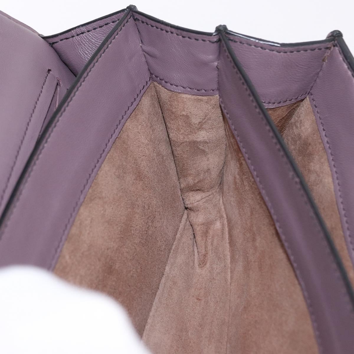 BOTTEGA VENETA INTRECCIATO Hand Bag 2way Purple Auth BA13933A