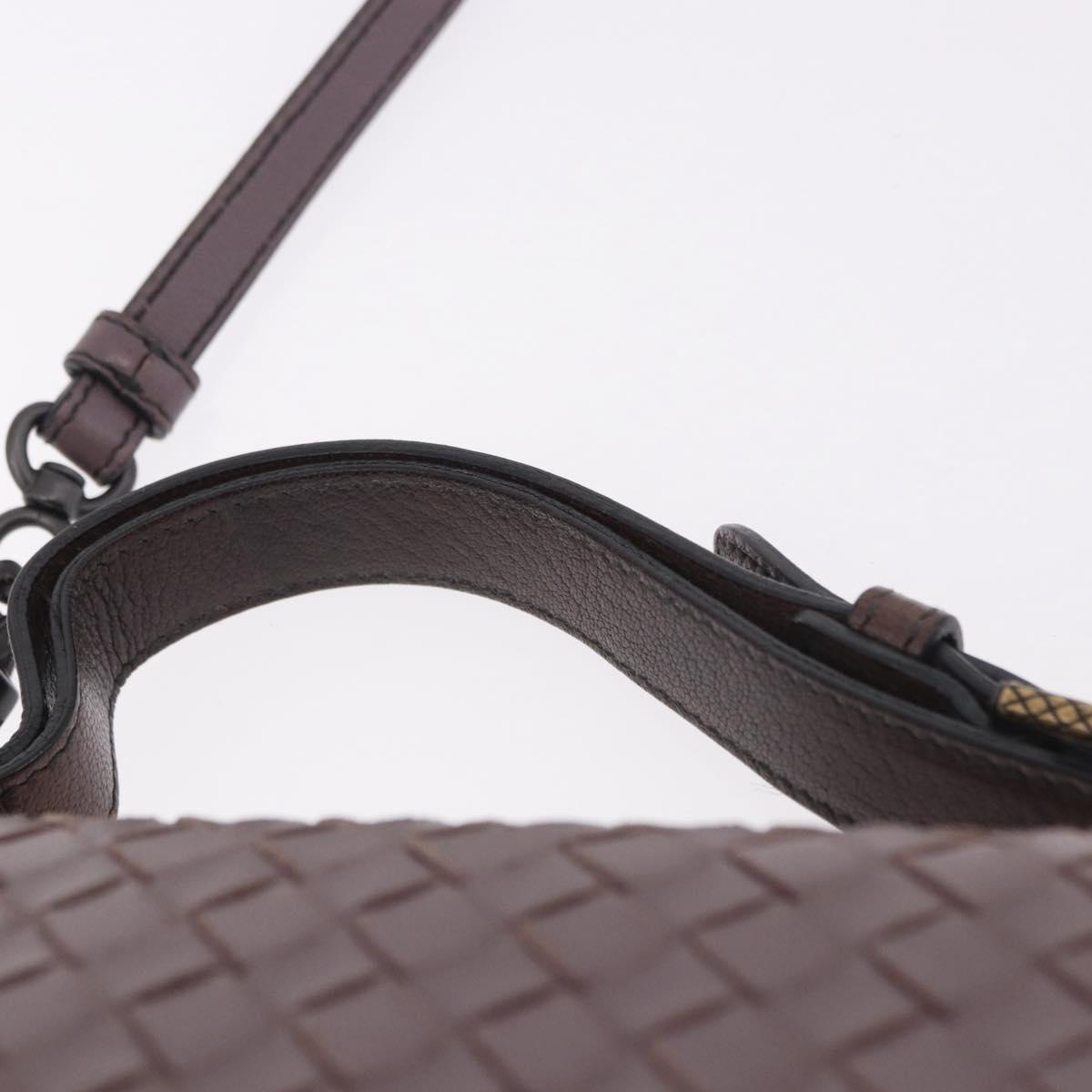 BOTTEGA VENETA INTRECCIATO Hand Bag 2way Purple Auth BA13933A