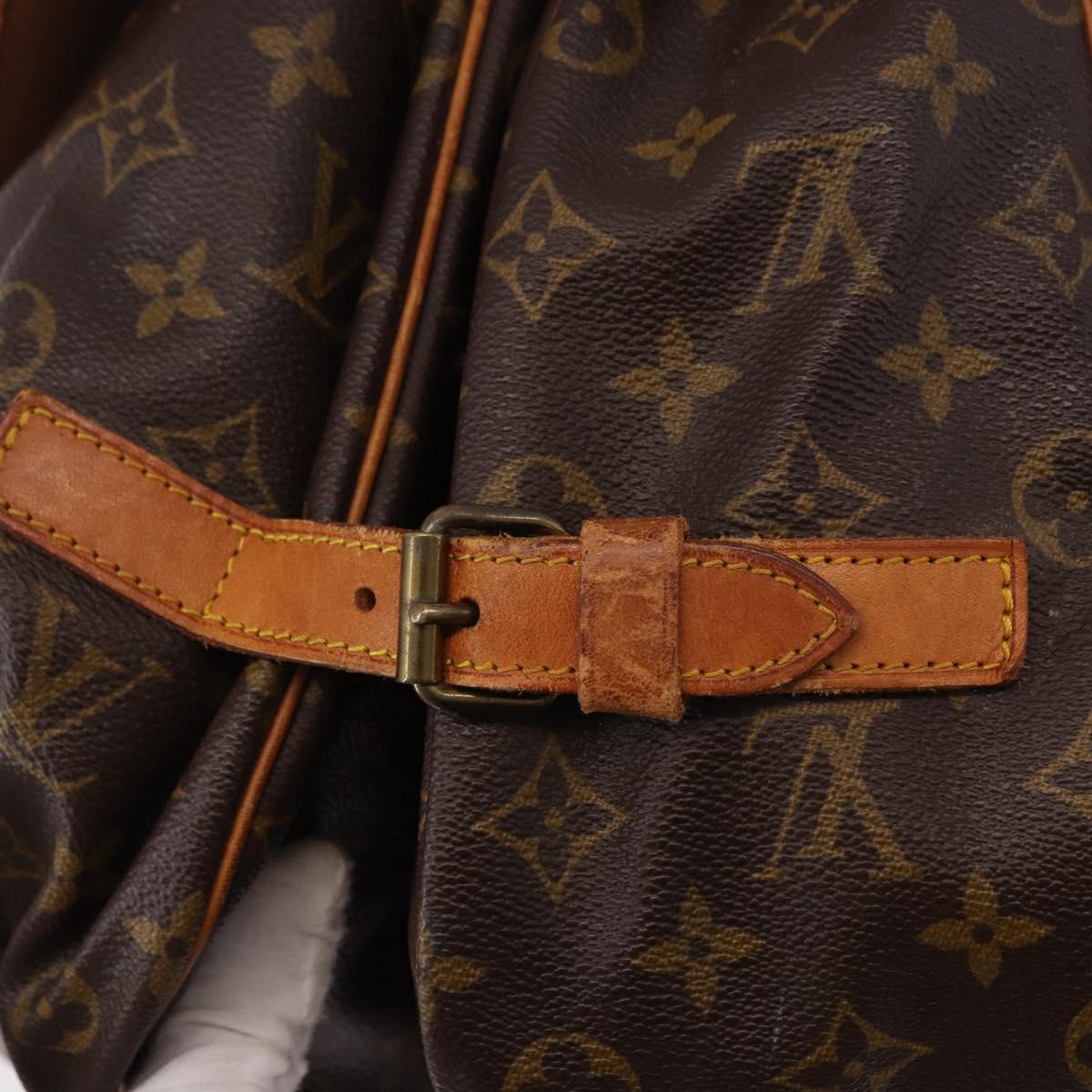 LOUIS VUITTON Monogram Saumur 35 Shoulder Bag M42254 LV Auth BA13944