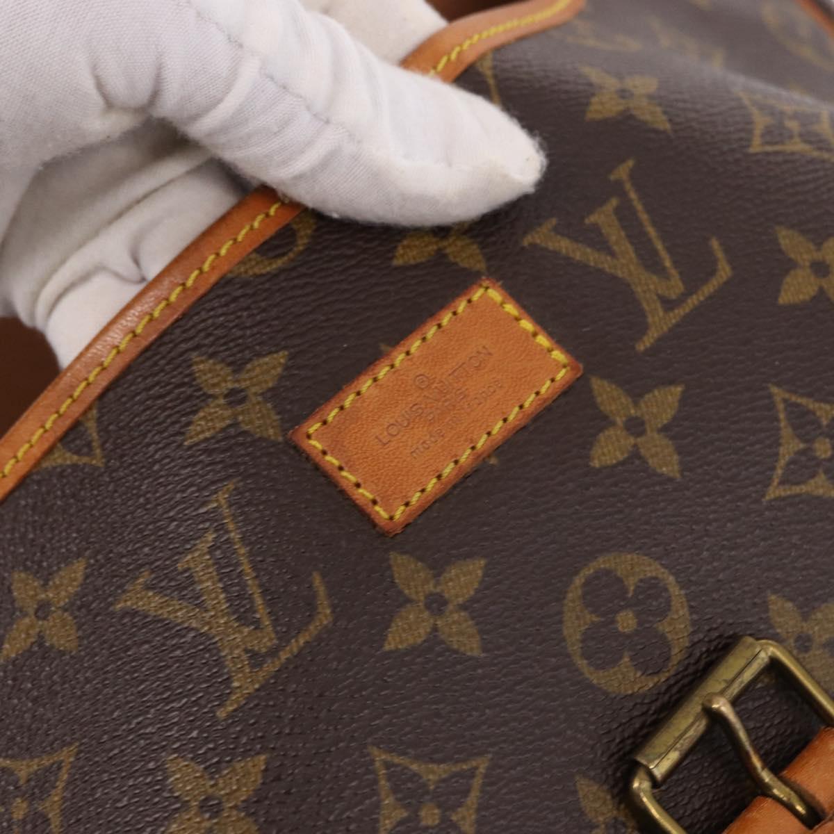 LOUIS VUITTON Monogram Saumur 35 Shoulder Bag M42254 LV Auth BA13944