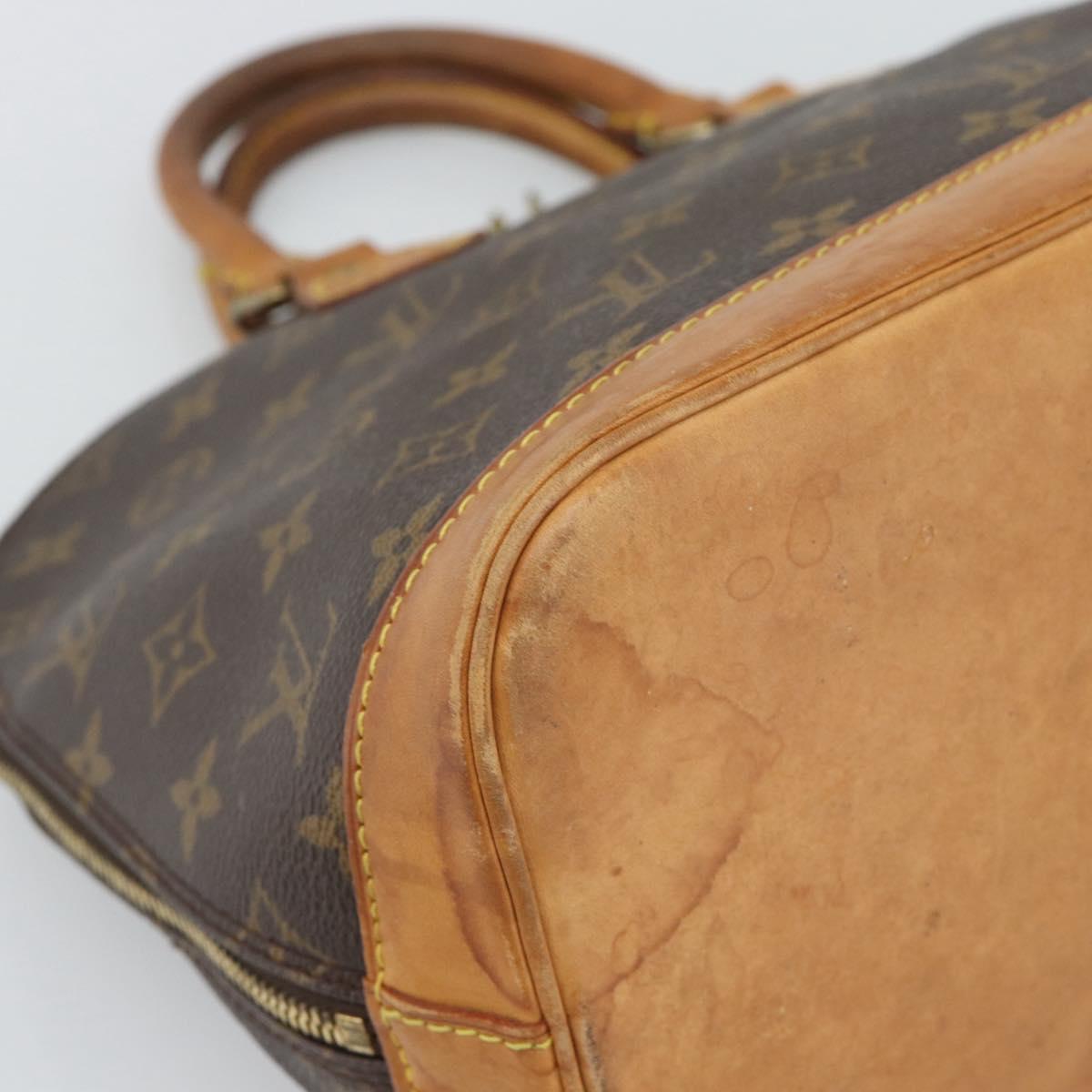 LOUIS VUITTON Monogram Alma Hand Bag M51130 LV Auth BA13949