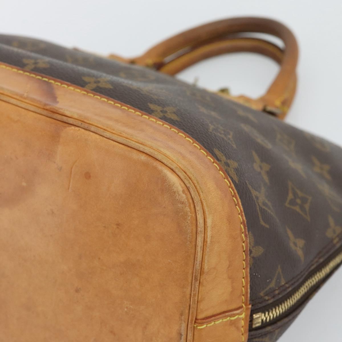 LOUIS VUITTON Monogram Alma Hand Bag M51130 LV Auth BA13949
