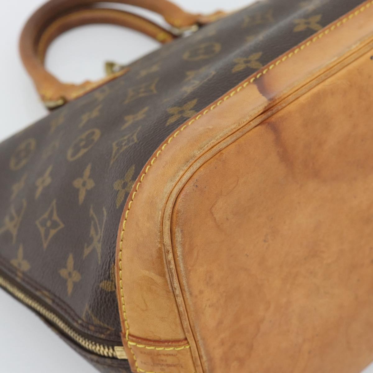 LOUIS VUITTON Monogram Alma Hand Bag M51130 LV Auth BA13949