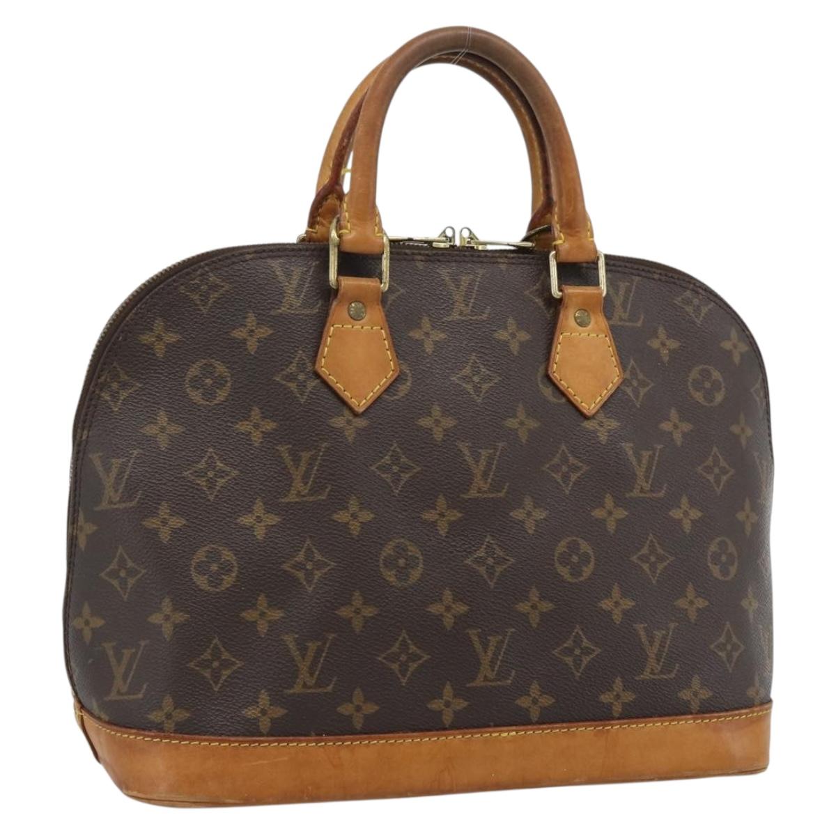LOUIS VUITTON Monogram Alma Hand Bag M51130 LV Auth BA13949