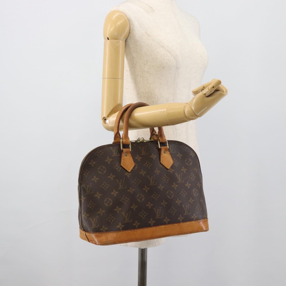 LOUIS VUITTON Monogram Alma Hand Bag M51130 LV Auth BA13949