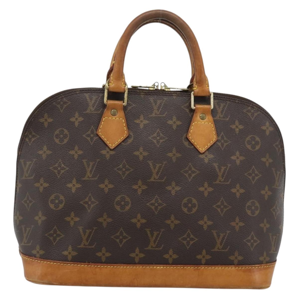 LOUIS VUITTON Monogram Alma Hand Bag M51130 LV Auth BA13949