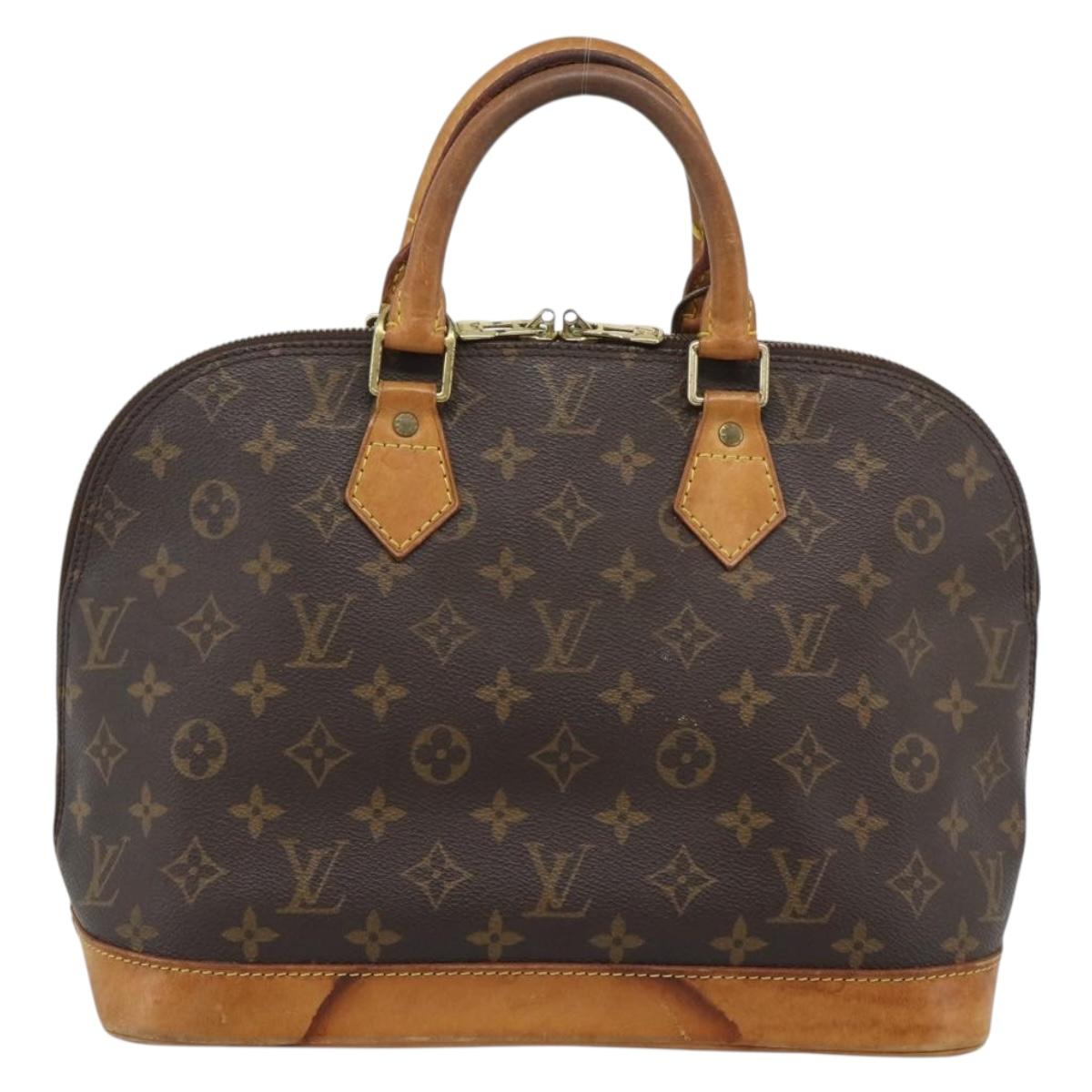LOUIS VUITTON Monogram Alma Hand Bag M51130 LV Auth BA13949