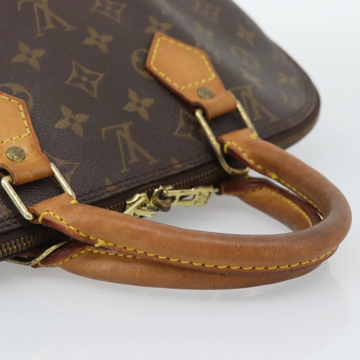 LOUIS VUITTON Monogram Alma Hand Bag M51130 LV Auth BA13949