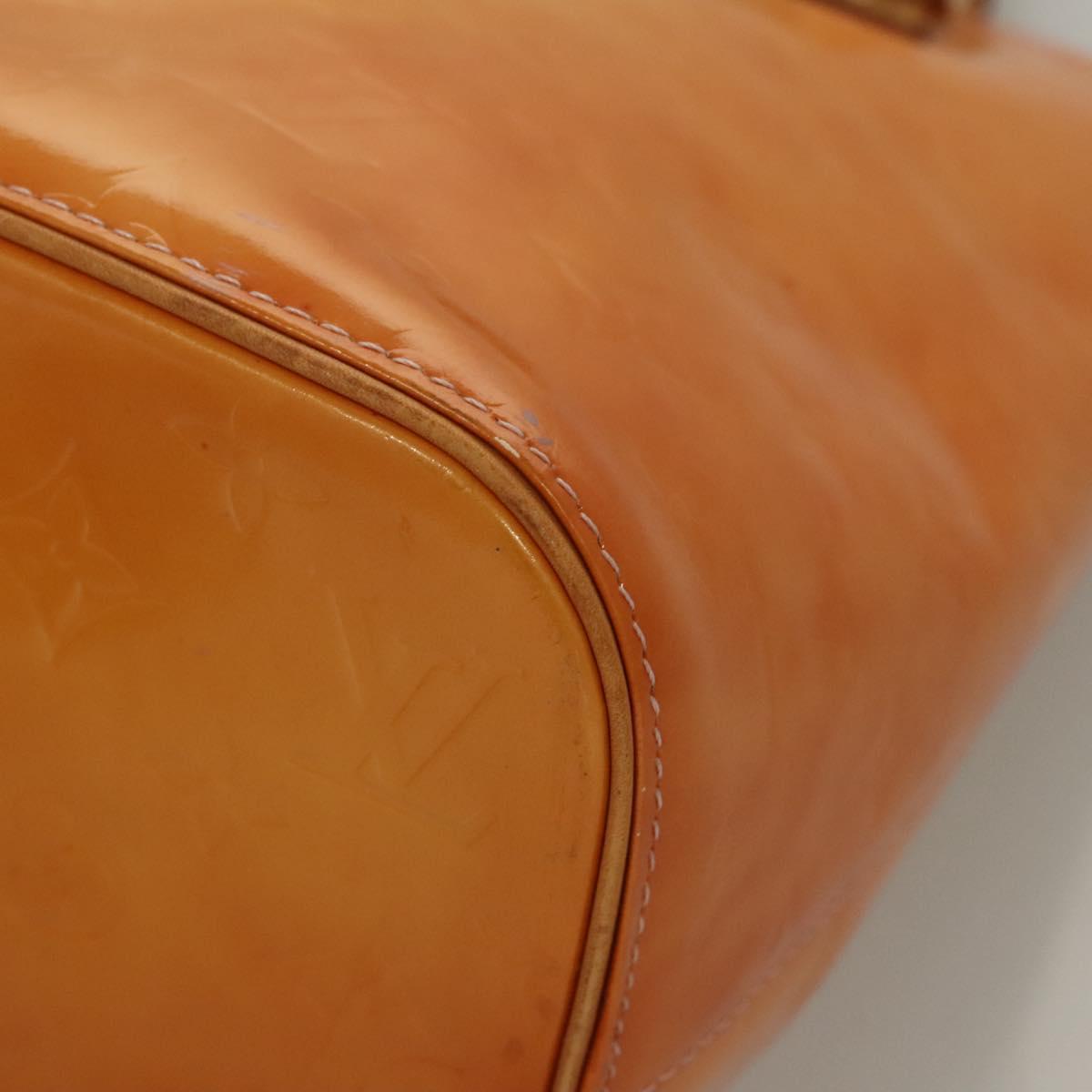 LOUIS VUITTON Monogram Vernis Houston Bag Marshmallow Pink M91302 LV Auth BA1395