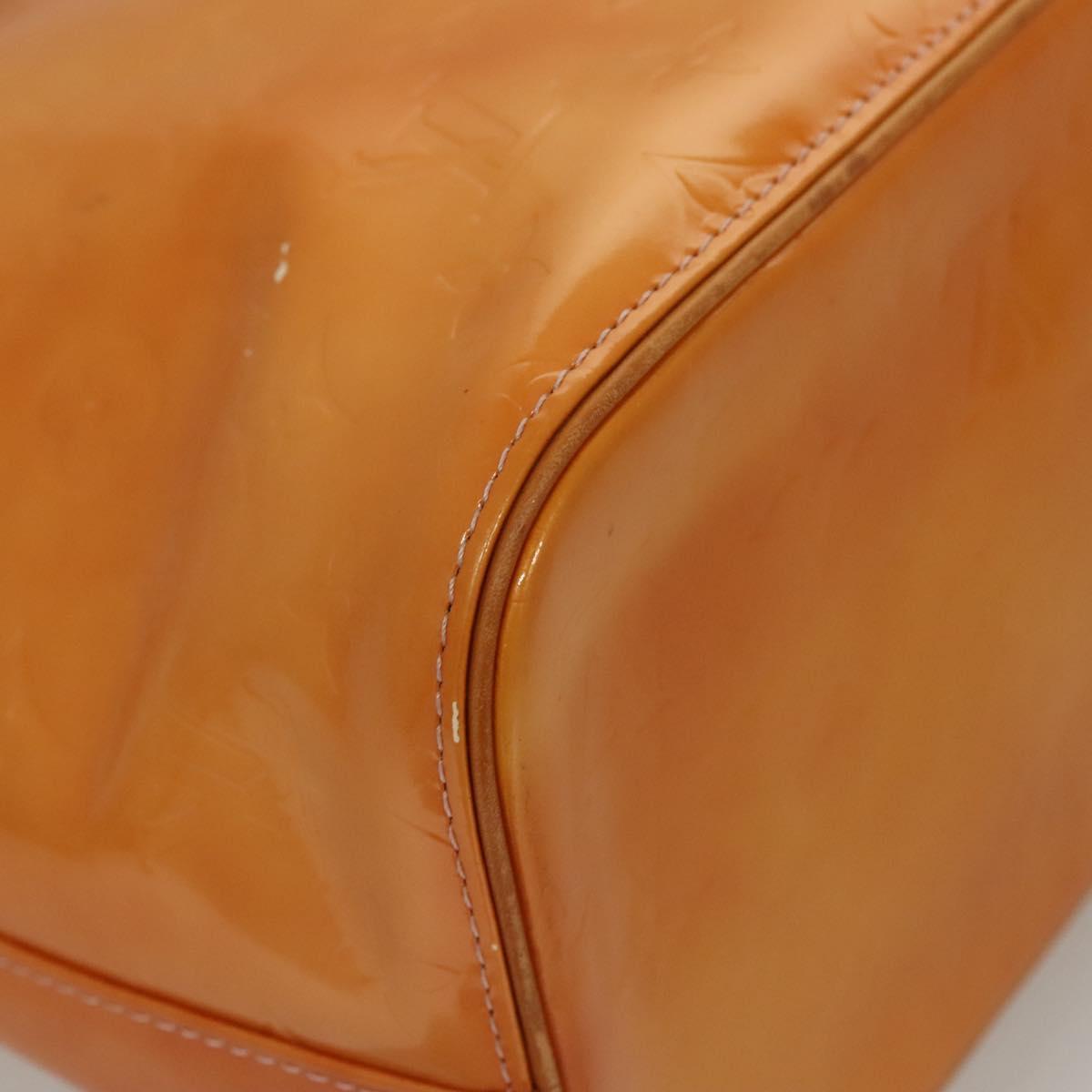 LOUIS VUITTON Monogram Vernis Houston Bag Marshmallow Pink M91302 LV Auth BA1395