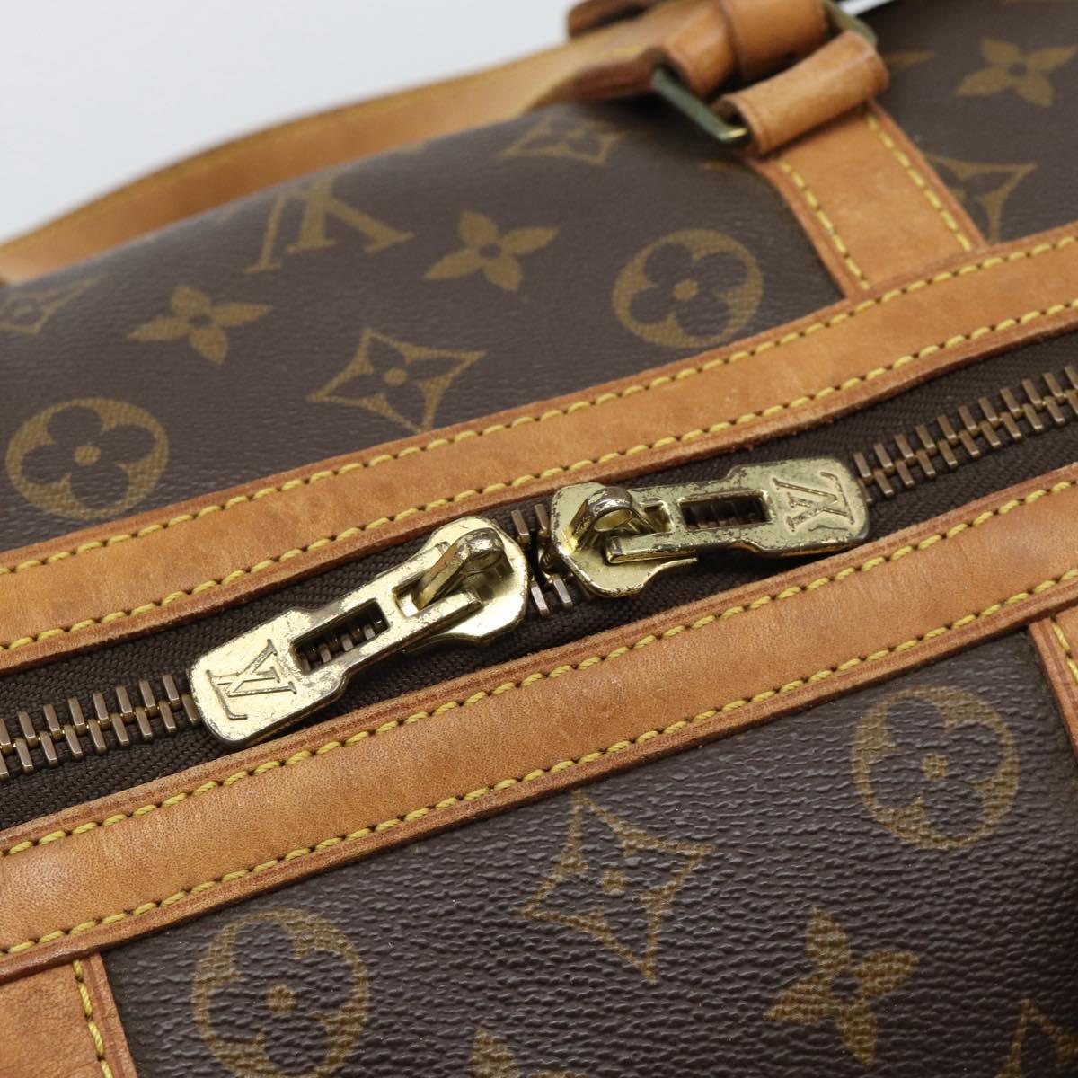 LOUIS VUITTON Monogram Sac Souple 35 Boston Bag M41626 LV Auth BA13950
