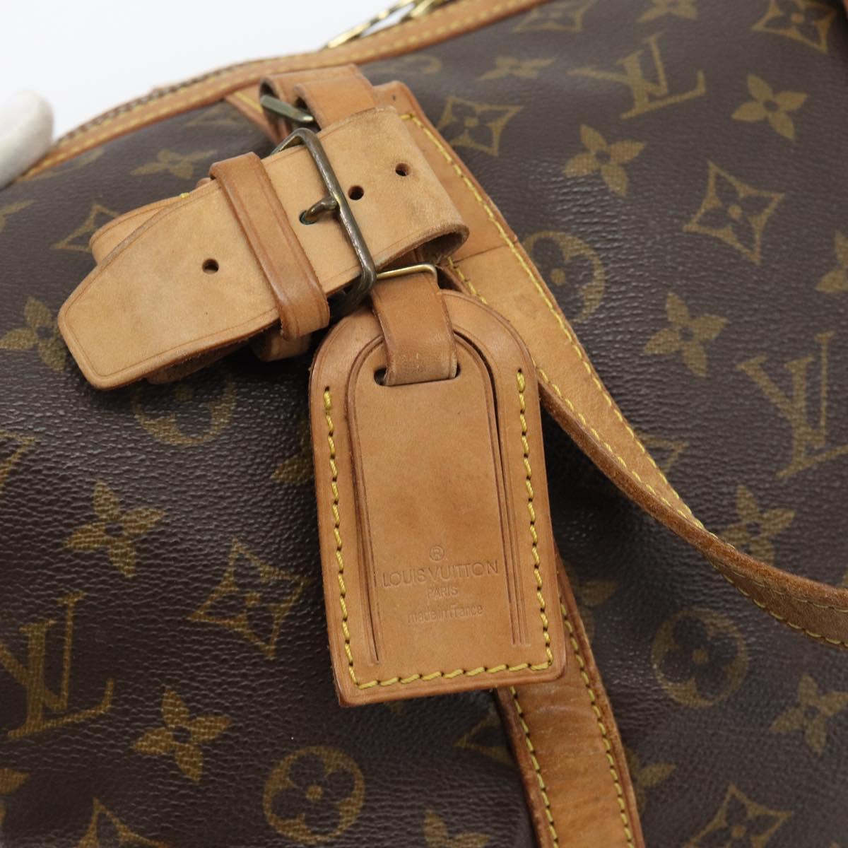 LOUIS VUITTON Monogram Sac Souple 35 Boston Bag M41626 LV Auth BA13950