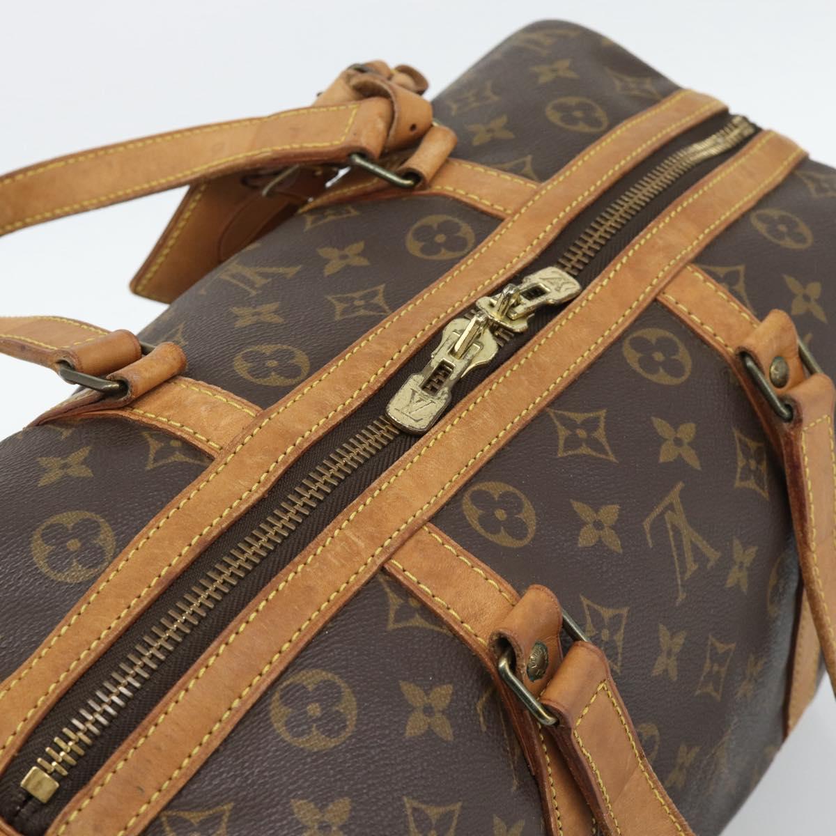 LOUIS VUITTON Monogram Sac Souple 35 Boston Bag M41626 LV Auth BA13950