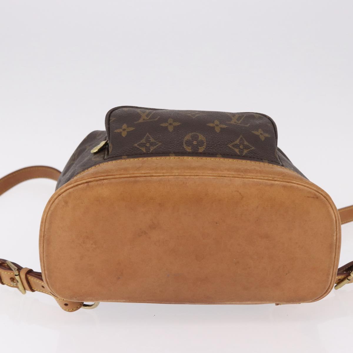 LOUIS VUITTON Monogram Montsouris MM Backpack M51136 LV Auth BA13952