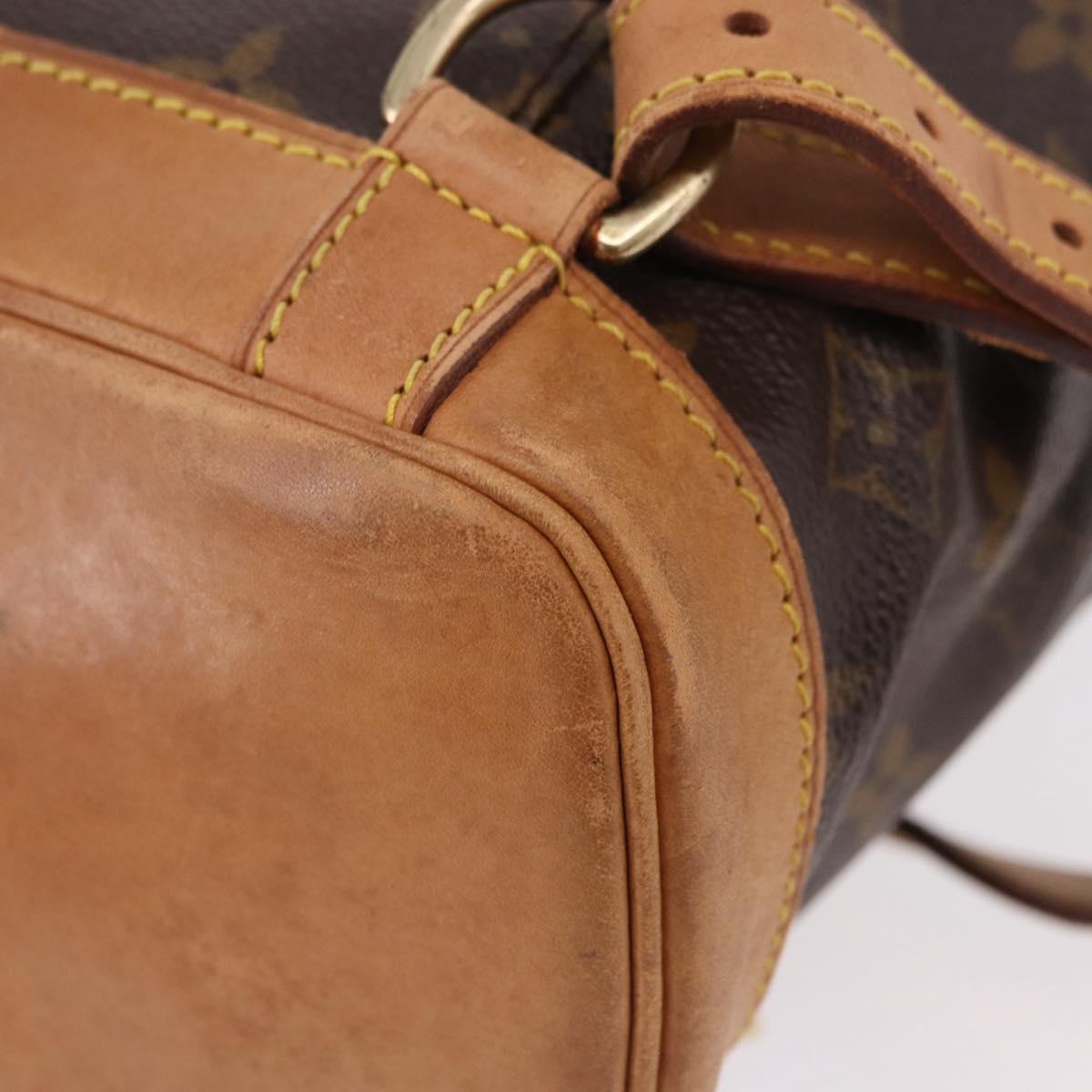 LOUIS VUITTON Monogram Montsouris MM Backpack M51136 LV Auth BA13952
