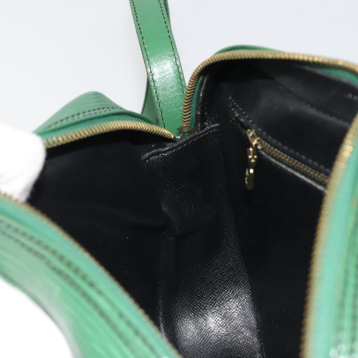 LOUIS VUITTON Epi Jeune Fille MM Shoulder Bag Green M52154 LV Auth BA13953A