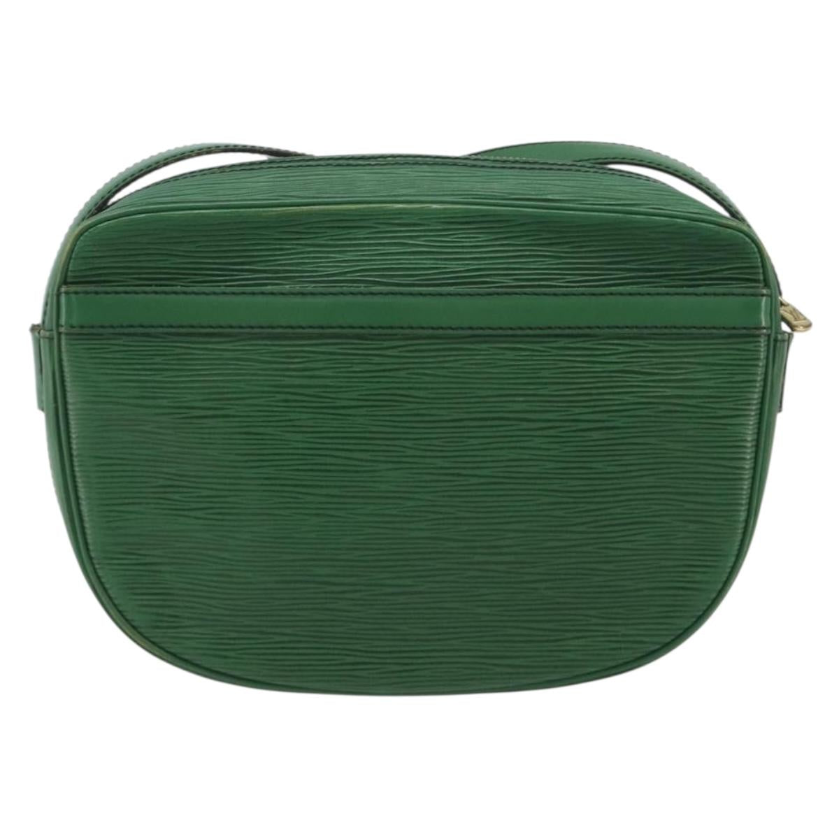 LOUIS VUITTON Epi Jeune Fille MM Shoulder Bag Green M52154 LV Auth BA13953A