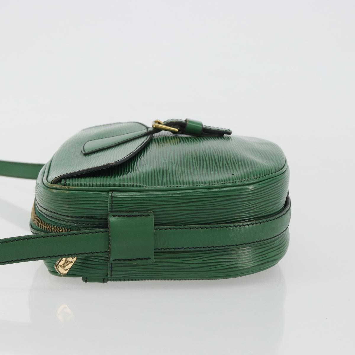 LOUIS VUITTON Epi Jeune Fille MM Shoulder Bag Green M52154 LV Auth BA13953A