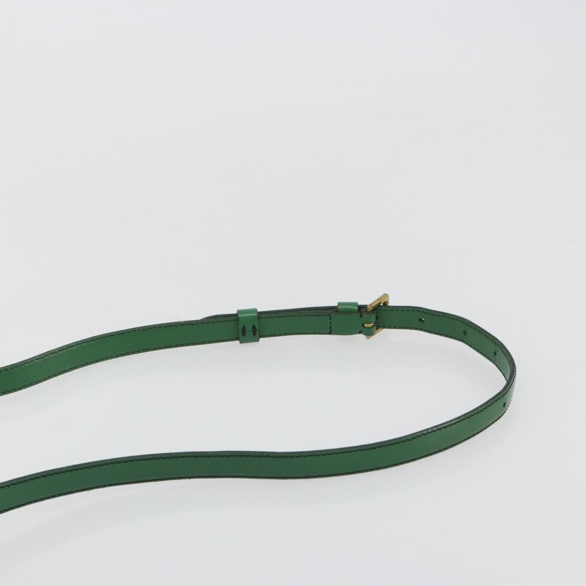 LOUIS VUITTON Epi Jeune Fille MM Shoulder Bag Green M52154 LV Auth BA13953A
