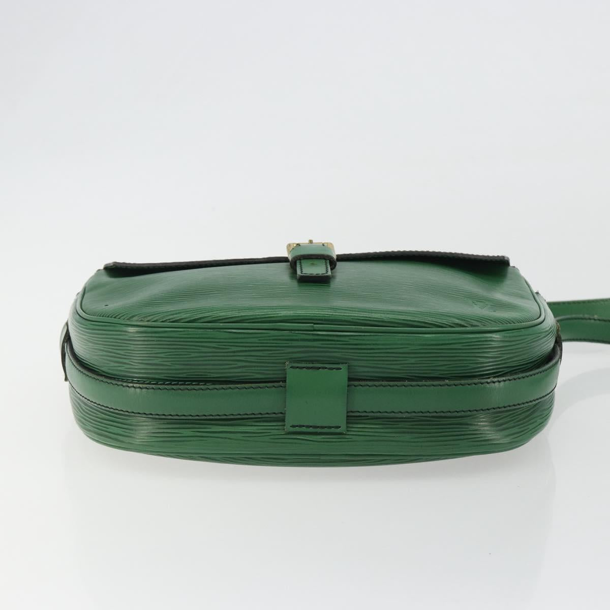 LOUIS VUITTON Epi Jeune Fille MM Shoulder Bag Green M52154 LV Auth BA13953A