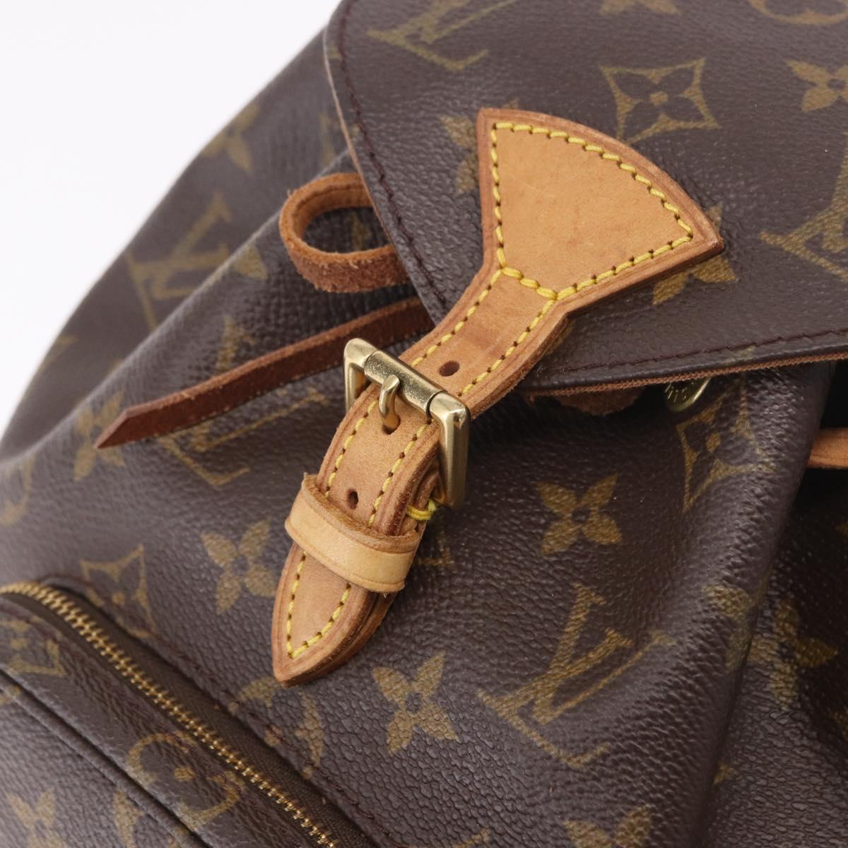 LOUIS VUITTON Monogram Montsouris PM Backpack M51137 LV Auth BA13969V