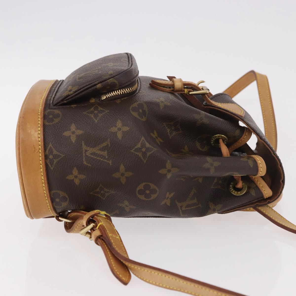 LOUIS VUITTON Monogram Montsouris PM Backpack M51137 LV Auth BA13969V
