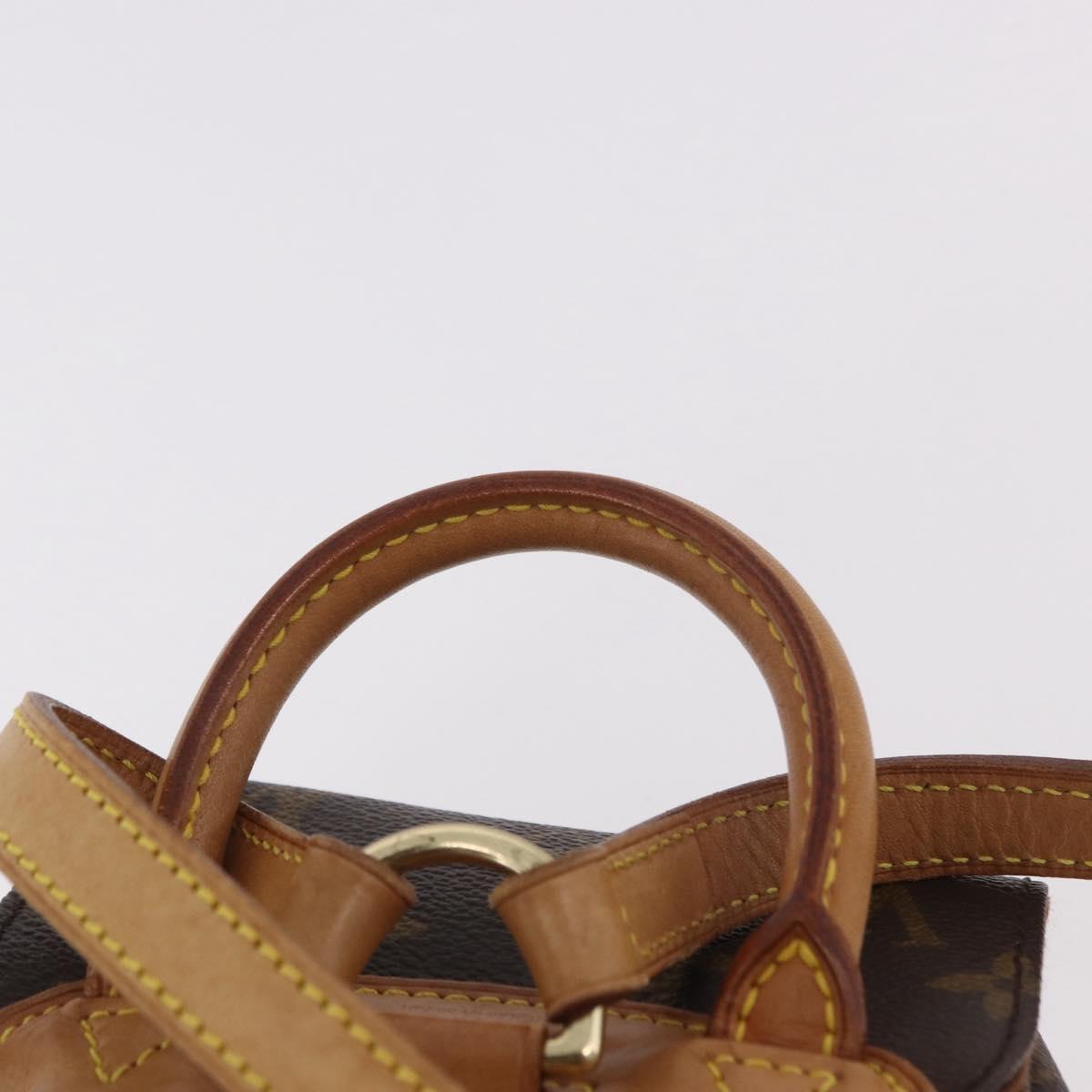 LOUIS VUITTON Monogram Montsouris PM Backpack M51137 LV Auth BA13969V