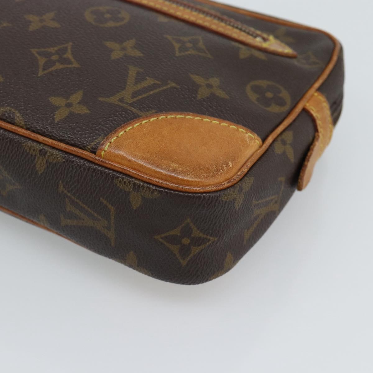 LOUIS VUITTON Monogram Marly Dragonne GM Clutch Bag M51825 LV Auth BA13973
