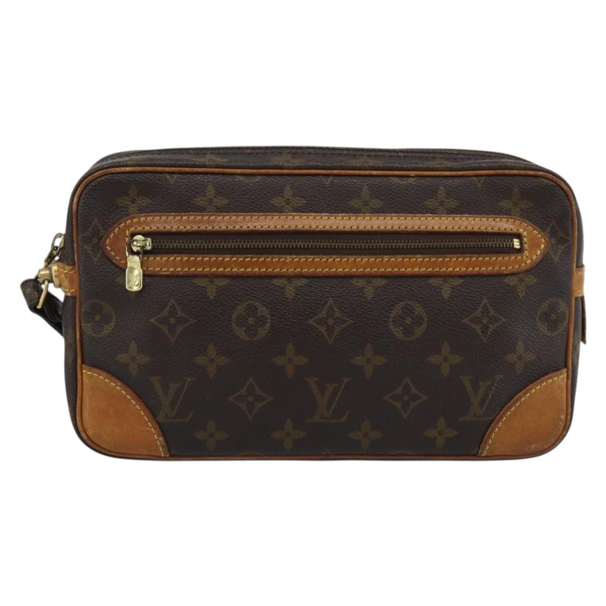 LOUIS VUITTON Monogram Marly Dragonne GM Clutch Bag M51825 LV Auth BA13973