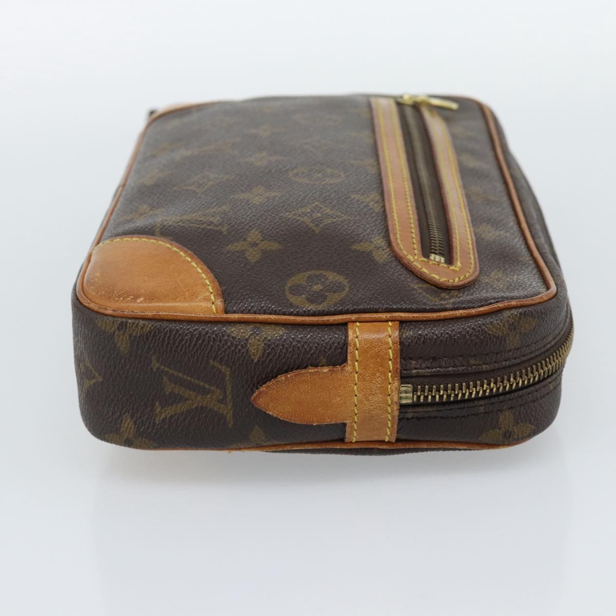 LOUIS VUITTON Monogram Marly Dragonne GM Clutch Bag M51825 LV Auth BA13973