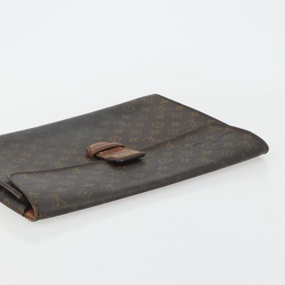 LOUIS VUITTON Monogram Posh Ministor Briefcase M53445 LV Auth BA13974