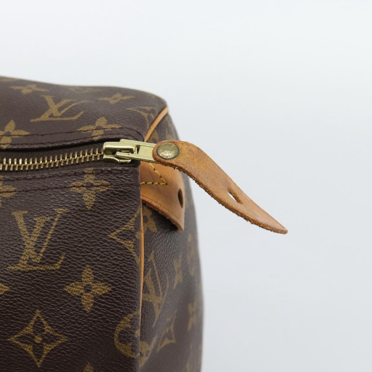 LOUIS VUITTON Monogram Speedy 40 Hand Bag M41522 LV Auth BA13975